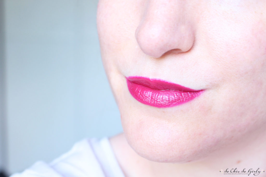 Rouge G de Guerlain : swatch lèvres